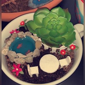 Custom Fairy gardens.